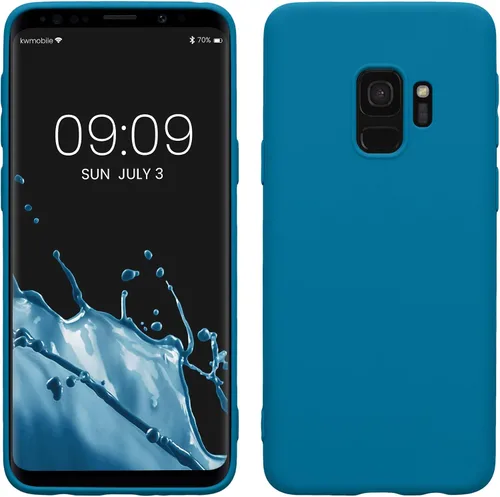 Vista 22 de kwmobile Funda compatible con Samsung Galaxy S9 - Funda protectora de silicona TPU suave y delgada - Arctic Night