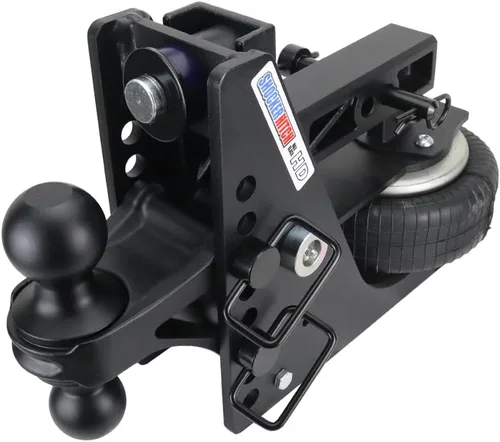 Vista 12 de Shocker HD Max Air Enganche y Bola Combinada, Se Adapta a Enganche de 2-1/2" Combo Negro Bolas de 2" y 2-5/16