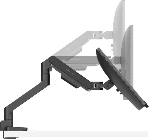 Vista 13 de BenQ BSH01 Ergo Brazo de Monitor - Soporte de Monitor con Resorte de Gas para Pantallas de hasta 45'' y 44 libras, Instalación Rápida, Sin Descenso