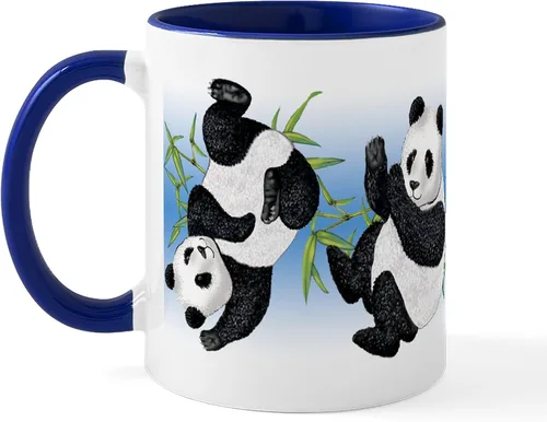 Vista 26 de CafePress Turtle And Panda - Taza de café de cerámica de 11 oz (11.0 fl oz)