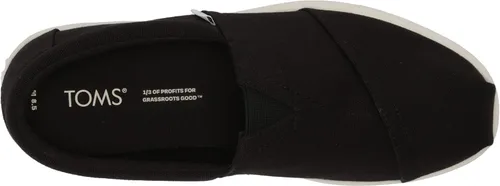 Vista 5 de TOMS Mocasín Alpargata de lona de algodón reciclado para hombre