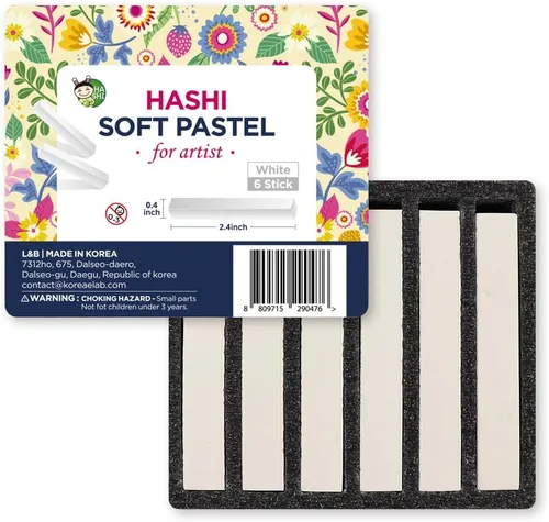 Vista 12 de HA SHI Pasteles de tiza suave, 24 colores surtidos, suministros de arte suave para artistas, medios de dibujo profesionales, pastel para usuarios