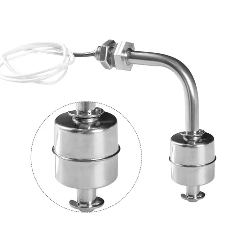 Vista 9 de Interruptor de sensor de nivel de agua de acero inoxidable, sensor de nivel de líquido, controlador de flotador de bola de plástico para bomba