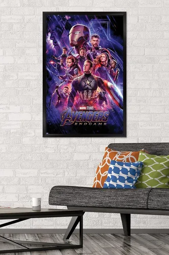 Vista 2 de Trends International 24 x 36 Marvel: Avengers: Endgame - Póster de pared de una hoja, 24 x 36 pulgadas, versión enmarcada en negro
