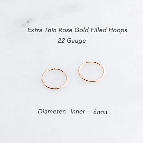 Vista 74 de Aretes de aro dorados y plateados para cartílago, nariz, tabique, oreja, hélix, tragus, joyería para mujer, hipoalergénicos, pequeños aros