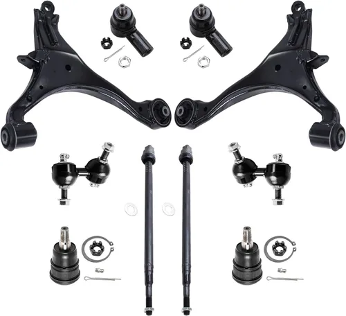 Vista 431 de Detroit Axle - Kit de suspensión frontal de 10 piezas para Dodge Avenger 2008-2014, Chrysler Sebring 2007-2010, 2 brazos de control inferiores, 2