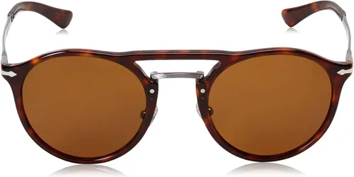 Vista 2 de Persol PO3264S - Gafas de sol redondas MieleAzul Antiguo