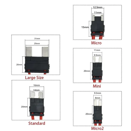 Vista 6 de 32V Acc Standard Size Car Fuse Holder 16AWG Non-Destructive Fuse Box Blade Fuse Extension Cord 1Pcs(10A)