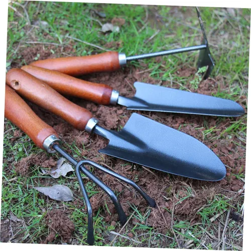 Vista 6 de YARNOW 1set Ergonomic Garden Tool Hand Trowel Small Shovel and Multi-Function Cultivator for Efficient Gardening for Planting and Weeding