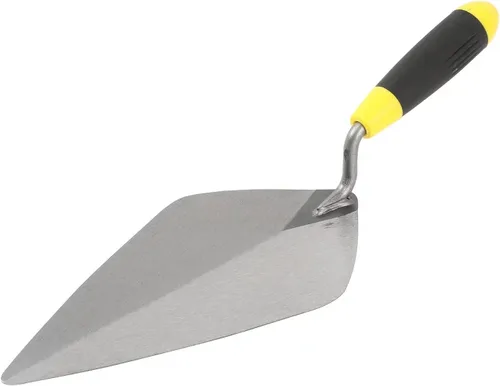 Vista 3 de 4 piezas herramientas de hormigón incluye enyesado paleta con dientes SQ enyesado paleta con V teech 11 "albañilería paleta 6" paleta apuntando