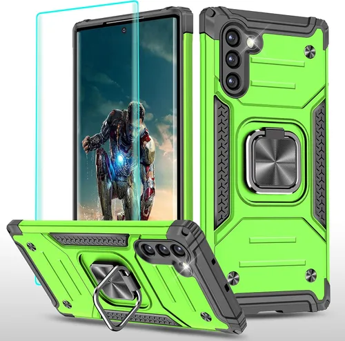 Vista 34 de YmhxcY Funda para Galaxy Note 8, funda para Galaxy Note 8 con protector de pantalla curvado 3D, fundas de grado armadura con soporte giratorio