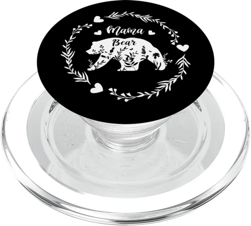 Vista 8 de PopSockets PopGrip intercambiable de Mama Bear