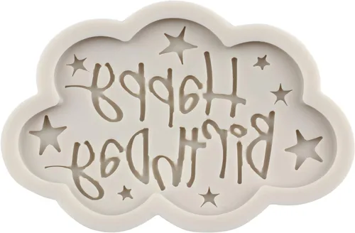 Vista 6 de Moldes de silicona para cumpleaños con letras del alfabeto para fondant, moldes de chocolate para fiesta de cumpleaños, decoración de pasteles