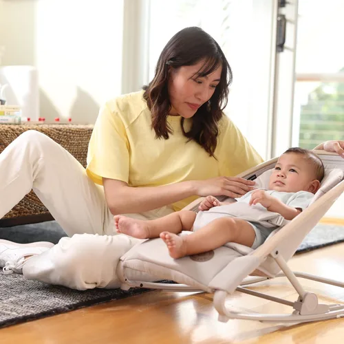 Vista 9 de Maxi-Cosi Kori - Asiento mecedor de bebé 2 en 1 para bebés, silla mecedora portátil, grafito clásico