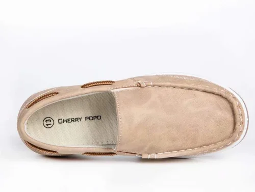 Vista 5 de Mocasines para niños, zapatos de barco casuales para niños, zapatos de vestir para niños