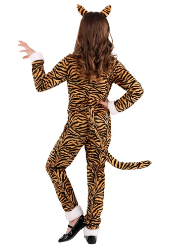 Vista 2 de Disfraz de Onesie de Tigresa para Niñas Multicolor