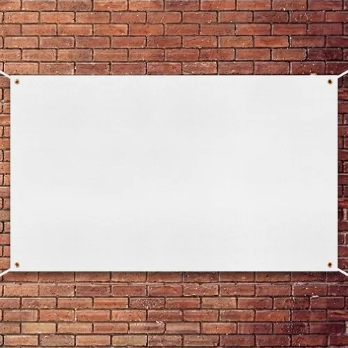 Vista 17 de Zonon Pancartas grandes en blanco y letreros de tela Oxford de poliéster para decorar con cuerda colgante para pared interior y exterior, carteles