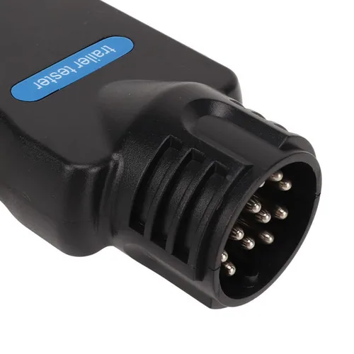 Vista 9 de Probador de circuito de alambre de luz de remolque Conector de 13 pines Herramienta de diagnóstico de coche de remolque para prueba de enchufe