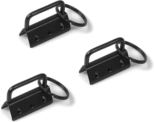 Vista 19 de SPEEDWOX Accesorios para llavero con anillo dividido, juego de correas para manualidades