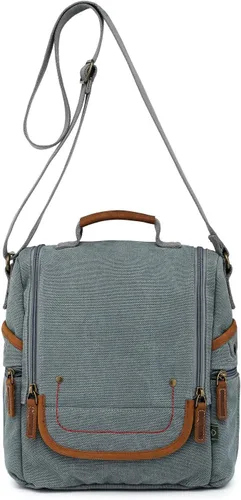 Vista 6 de Bandolera TSD Brand Atona Traveler de lona