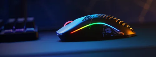Vista 7 de Glorious Mouse blanco mate