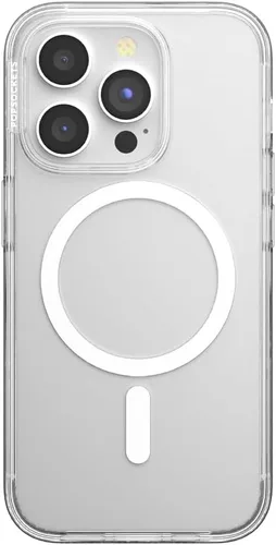 Vista 5 de PopSockets Funda para iPhone 15 con MagSafe, transparente