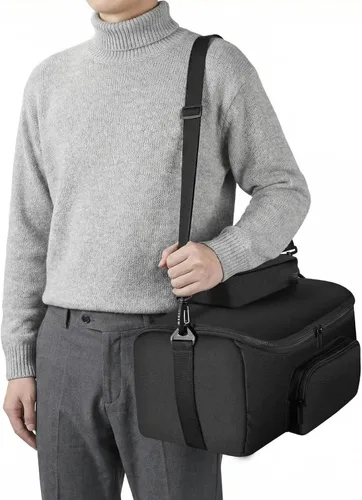Vista 6 de Estuche de transporte para altavoz Bluetooth JBLs Xtreme 5 y accesorios, bolsa de almacenamiento para micrófono, con correa para el hombro