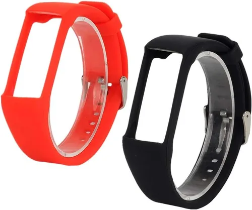 Vista 6 de Pulsera para Polar A360, Banda de Silicona Suave de Repuesto para Polar A360 FitnessTracker Negro