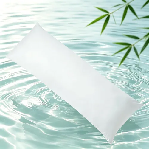 Vista 24 de Fundas de almohada de viscosa de bambú con cremallera, tamaño estándar, 2 Beige
