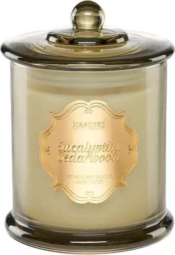 Vista 24 de M&SENSE Velas de Cítricos para el Hogar Aromáticas, Vela de Soja Orgánica Natural de 12.7oz 75 Horas de Larga Duración de Combustión Lenta, Vela