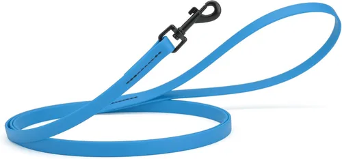Vista 99 de Dogline Biothane - Correa impermeable para perro, tejido de nailon con revestimiento fuerte, con herrajes negros, a prueba de olores, fácil