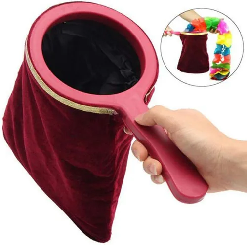Vista 2 de BOGZON La bolsa de cambio de accesorios mágicos hace que aparezca o desaparezca para trucos de magia