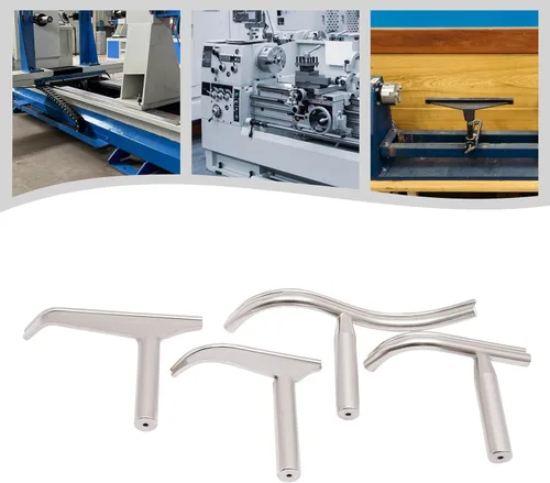 Vista 3 de Soporte para herramientas de torno de 0.98 pulgadas, con forma especial, soporte para herramientas de torno de doblado, torno de madera