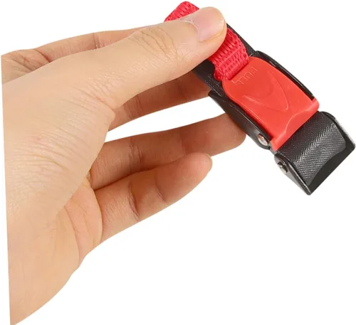 Vista 7 de SOLUSTRE 4 hebillas de liberación rápida, ajuste de pompón duradero para sombreros de seguridad, accesorio conveniente para varios cascos, diseño