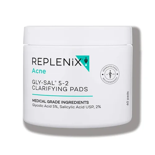 Vista 7 de Replenix Paquete de 60 toallitas para tratamiento del acné 10-2, con ácido glicólico.
