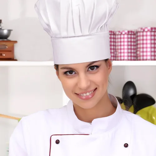Vista 4 de HIC Harold Import Co. Textiles gourmet para chef, adulto