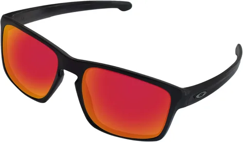 Vista 2 de BroLizard - Lente polarizada para gafas de sol Oakley Sliver OO9262, rojo, astilla