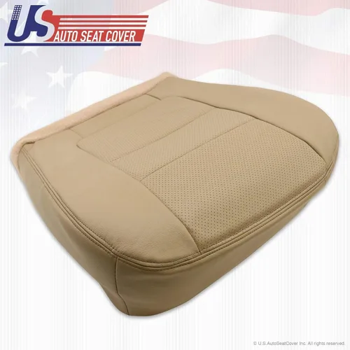 Vista 8 de 2001 para Ford F250 F350 Lariat Driver Bottom Cubierta de asiento de cuero Pergamino TAN