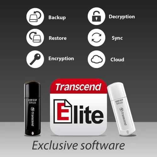 Vista 5 de Transcend JetFlash 350 - Unidad de memoria USB 2.0 de 8 GB, tipo A, memoria externa de almacenamiento de datos compatible