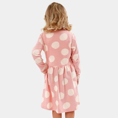 Vista 4 de Bluey Vestido para niñas Vestidos de invierno para niñas Vestido de bingo para niñas