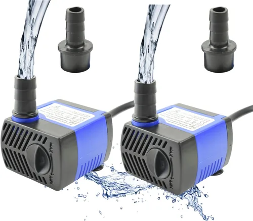 Vista 12 de CONQUERALL 2.5W Mini bomba de fuente 42GPH sumergible al aire libre 1.48ft cabeza para tanques de peces nano