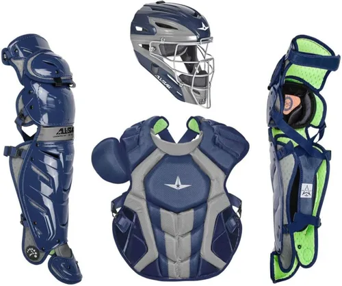 Vista 12 de All-Star S7 Axis for Adults - Baseball Catching Equipment Kit (Catching Helmet, Chest Protector, Leg Guards), NOCSAE Standard