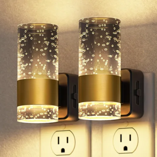 Vista 17 de Briignite - Luces nocturnas enchufables a la pared, luz nocturna LED moderna 3CCT Dusk to Dawn Sensor, 3000KĀ0Kŀ0K Change Nightlight, Dimmable