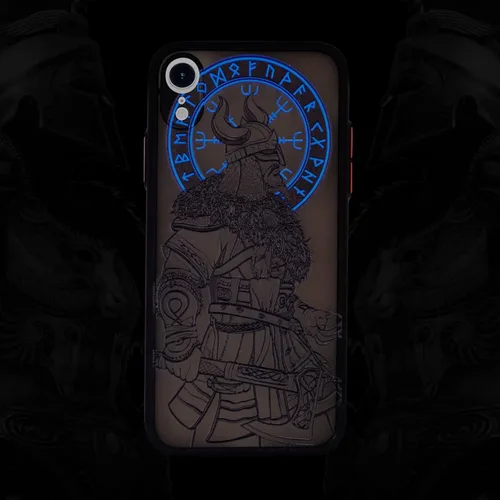 Vista 8 de Cool Gladiator - Funda para teléfono con relieve 3D, compatible con iPhone 7/8/SE, transparente esmerilado y moderno