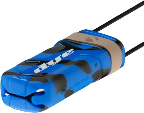Vista 3 de Dye Calcetín de barril de paintball flexible, Twst Azul/Negro, S