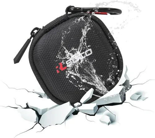 Vista 6 de RLSOCO Estuche de transporte para auriculares inalámbricos Bluetooth Anker Soundcore P20i/Life P3 con cancelación de ruido - Negro (solo funda)