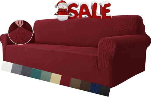Vista 77 de MAXIJIN Funda elástica para silla con brazos, 1 pieza para sofá o silla de estar, funda antideslizante (31-46 pulgadas), protector de muebles que se