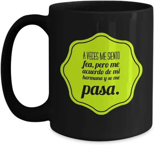 Vista 3 de Regalo para hermana Taza de Cafe para navidad Perfecto regalo para graduados, profesionales y estudiantes de enfermeria Vaso con afirmaciones