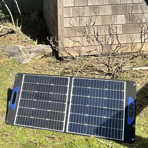 Vista 6 de Panel solar plegable portátil de 100 W - Tecnología Shade Stopper™, ETFE, USB-A y USB-C, compatible con la mayoría de estaciones de energía