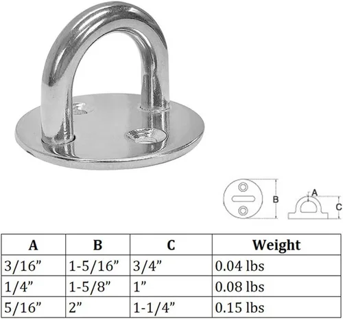 Vista 4 de Cable de alambre para aparejos marinos (6 unidades, 5/16 pulgadas)